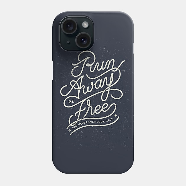 Run Away and Be Free Phone Case by Jasmine Chang Art