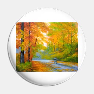 Falling Leaves Pin