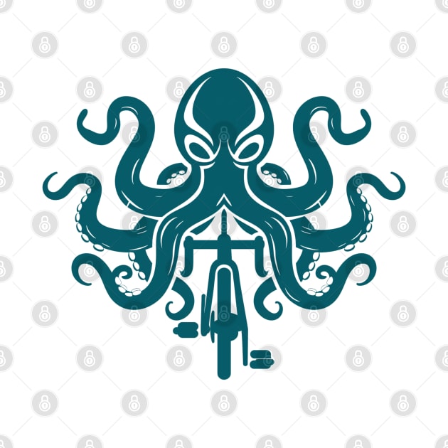 Cycling octopus Design by Mary_Momerwids