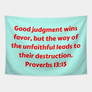 Bible Verse Proverbs 13:15 Tapestry