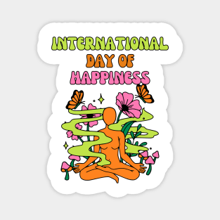 International Day Of Happiness Magnet