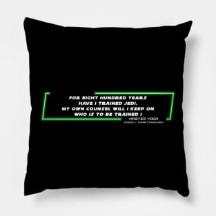 EP5 - MY - Trained - Quote Pillow