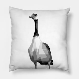 duck grayscale wpap Pillow