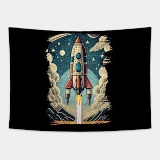 Rocket Space Tapestry