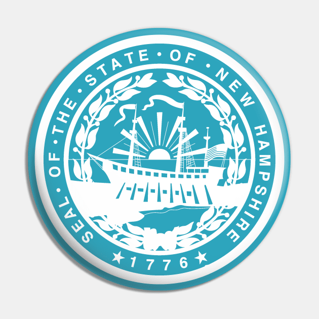 New Hampshire Seal Pin by Historia