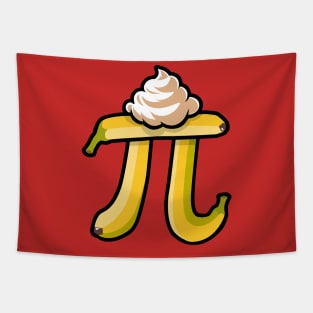 Banana Cream Pie Pi Day Tapestry