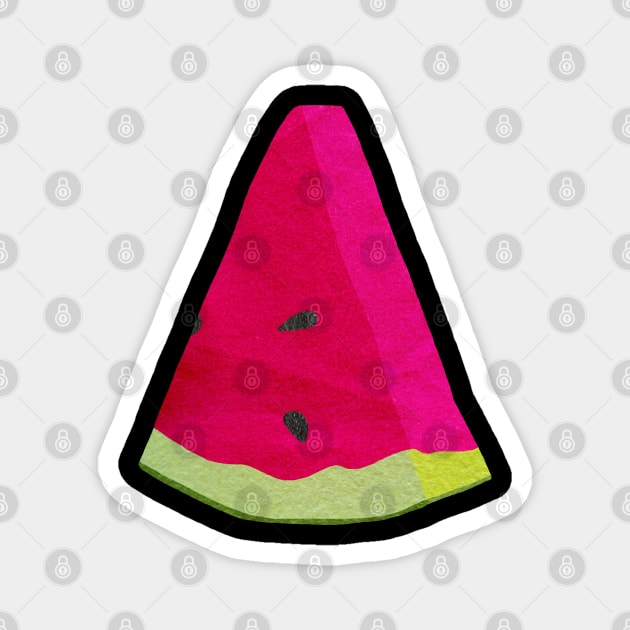 Watermelon Magnet by ElviaMontemayor