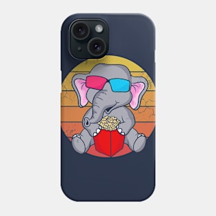 Retro Elephant Movies Cute Funny Phone Case