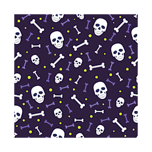 Halloween Pattern For Halloween skull mask T-Shirt