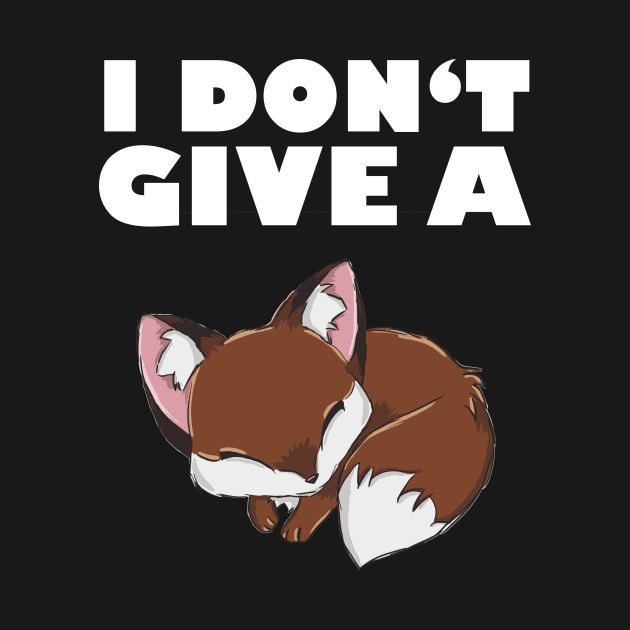 I dont give a fox by FluffigerSchuh