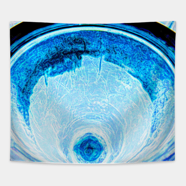 Cool Blue Abstraction Ii By Tranquillandscapes