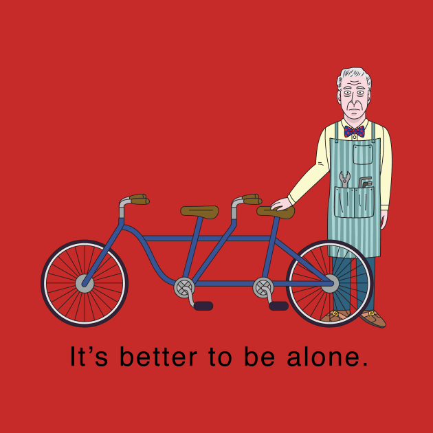 JD Salinger's Tandem Bicycle by arterikas