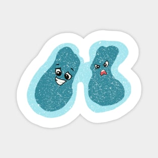 Cute Bacteria Microbes Magnet