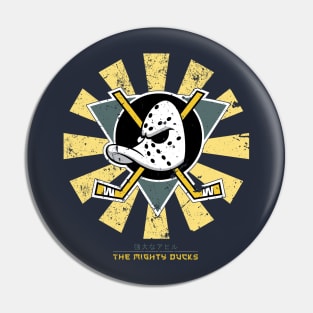 The Mighty Ducks Retro Japanese Pin