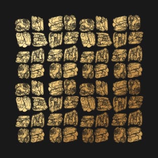 Golden  Pattern T-Shirt