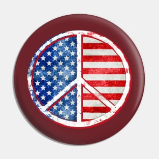 Peace USA Pin