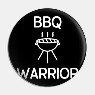 Barbeque Warrior Funny Aesthetic Pin