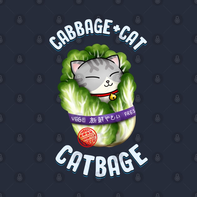 Cabbage Cat "Catbage" by Takeda_Art