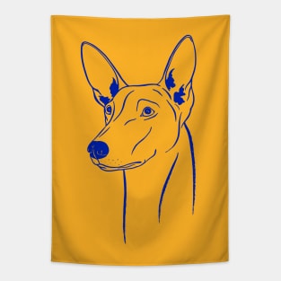 Pharaoh Hound (Golden Yellow and Blue) Tapestry