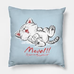 Pampered American Shorthair Pillow