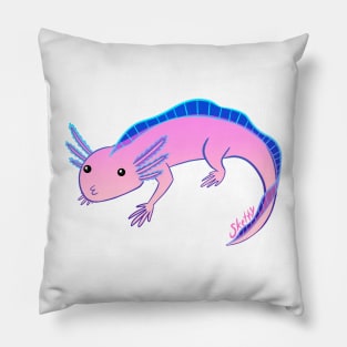 Axolotl Pink Pillow