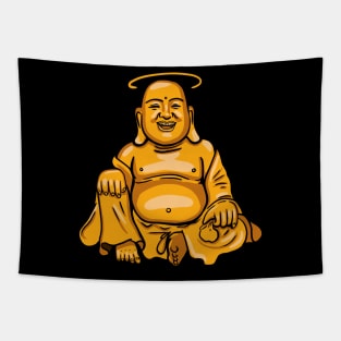 Golden Buddha Tapestry