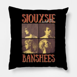 Siouxsie and the Banshees Vintage 1976 // The Scream Original Fan Design Artwork Pillow