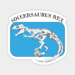 Soccersuarus Rex Magnet