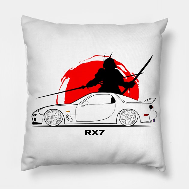 JDM RX7 Pillow by turboosted