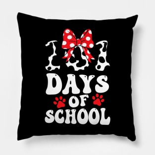 100 Days Of School Dalmatian Dog 100 Days Smarter Boys Girls Pillow