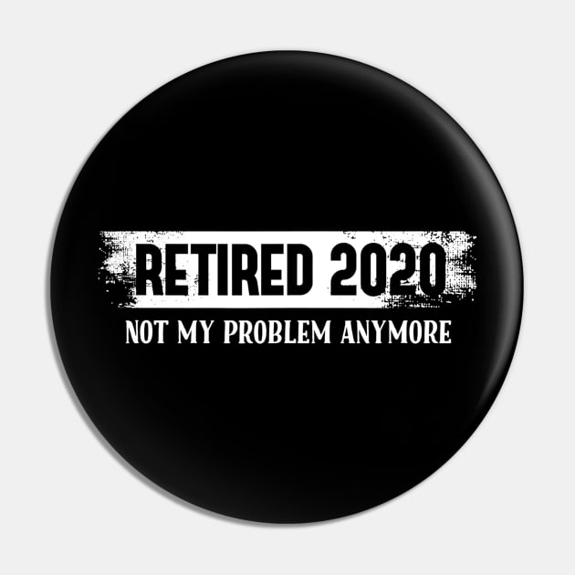 Retired Teacher 2020 Gift Funny Retired Teacher 2020 Outfit Pin by lohstraetereva