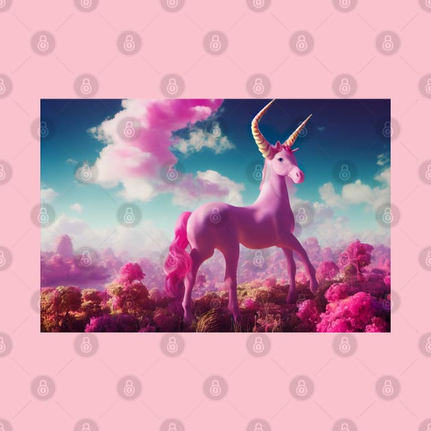 The Pink Unicorn by MileoArt