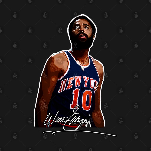 Walt Frazier The Clyde Basketball Legend Signature Vintage Retro 80s 90s Bootleg Rap Style by CarDE