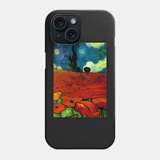 POPPY FIELD VAN GOGH STYLE Phone Case