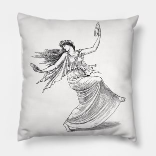 Dancing Nymph (Nymphe Danseuse) (1895) Pillow