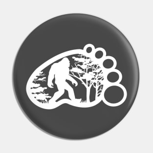 Bigfoot Footprint Pin