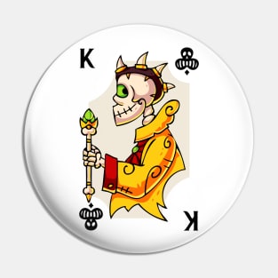 Easy Halloween Playing Card Costume: King of Clubs Pin