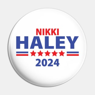 Nikki Haley President for President 2024 Pin