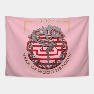 Chinese New Year of Wood Dragon 2024 Tapestry