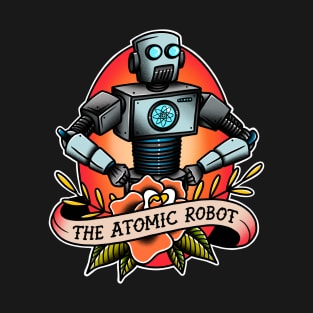 The Atomic Robot Vintage Style Tattoo T-Shirt