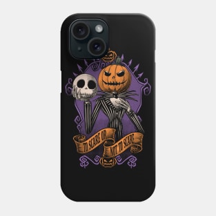 Scary Halloween Pumpkin - Skeleton Animation Gift Phone Case