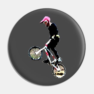 bmx race racing Pin