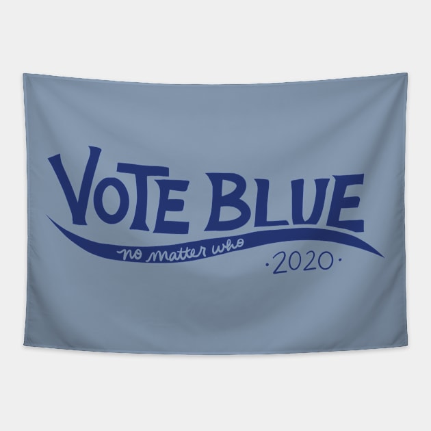 Vote blue 2020 Tapestry by bubbsnugg