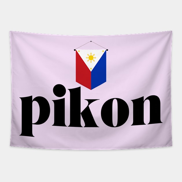 Philippines flag tagalog expression: Pikon Tapestry by CatheBelan