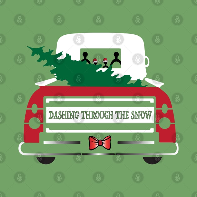 DASHING THROUGH THE SNOW CHRISTMAS TRUCK by Sunshineisinmysoul