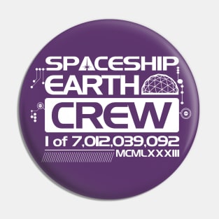 Spaceship Earth Crew Pin