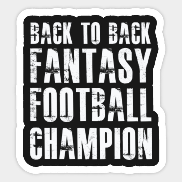 back to back fantasy football champion