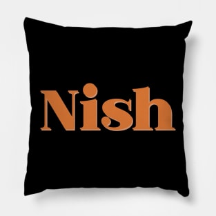 Nish Retro Orange Pillow