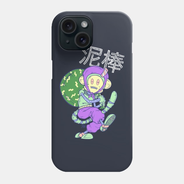 Monkey - Bot Dorobo Phone Case by JbombCreative