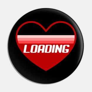 Loading heart Pin